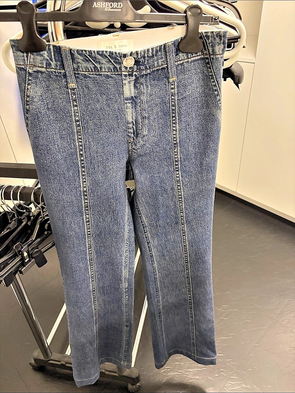 rag & bone Miramar straight Leg Pant in Blue